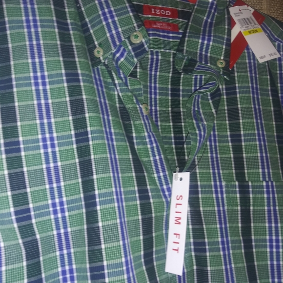 IZOD LONG SLEEVED MEN'S SHIRT - Picture 2 of 4